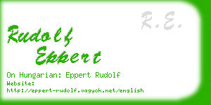 rudolf eppert business card
